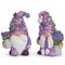2PCS Lavender Dream Gnome Set - Purple Fragrance Wonderland Journey Spring Swedish Tomte Elf Dwarf Figurines Summer Gnome Indoor Home Decor Gift (Lavender)
